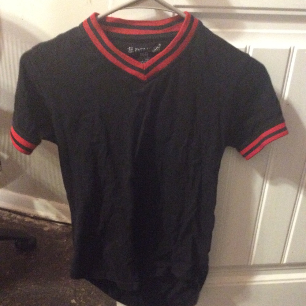 Black and Red Tee Shirt